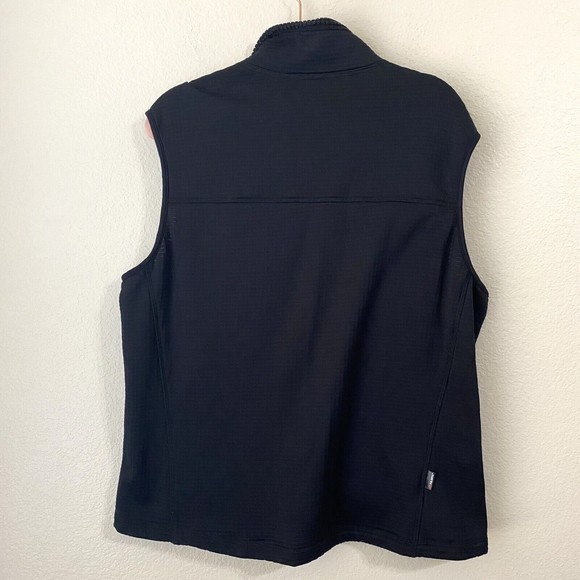 Fayettchill Vest Mens Size XL Front Zip Black Waffle Knit Polartec Lightweight - Picture 2 of 8